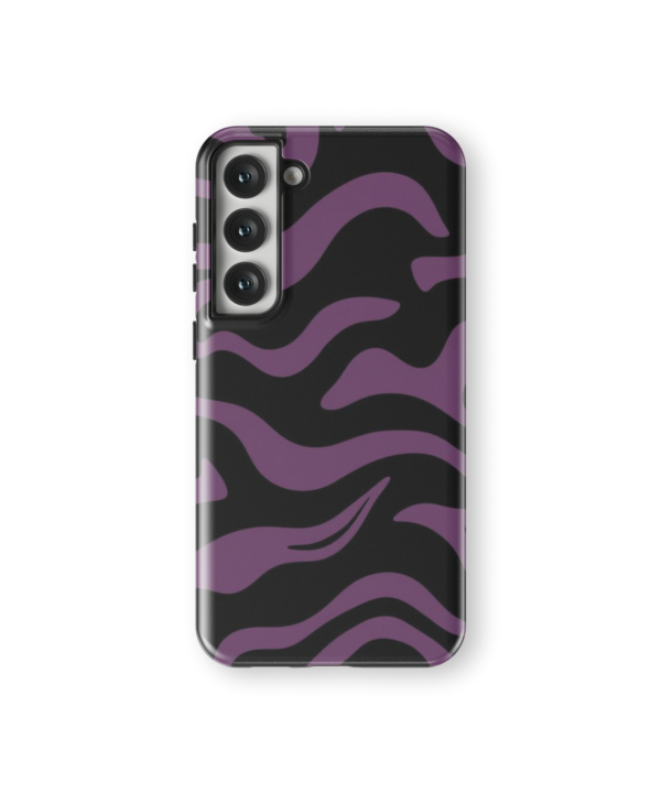 Purple Abstract Waves Phone Case - Samsung Case