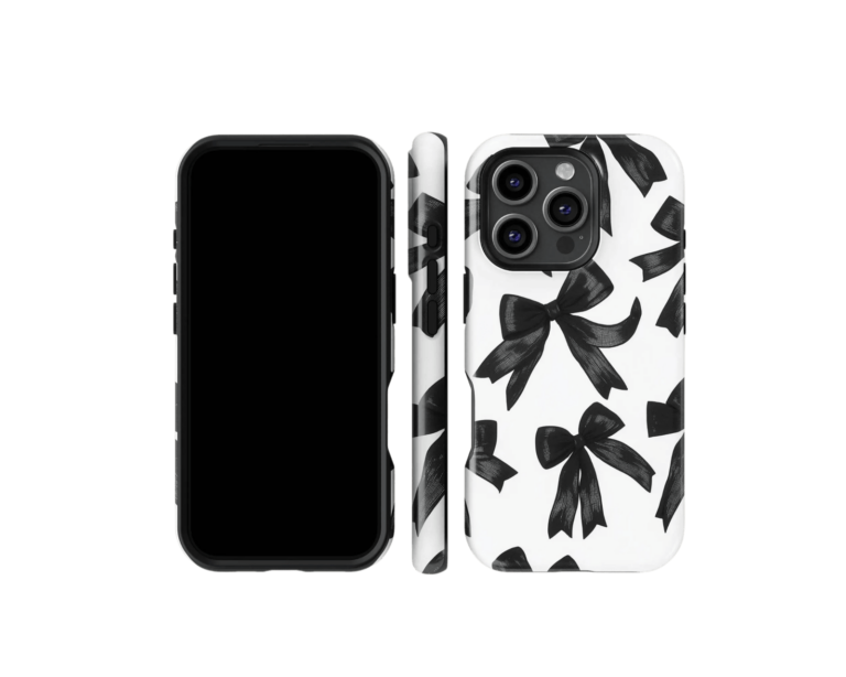 Black Bows Phone Case - Tough