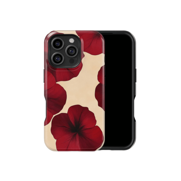 Red Floral Blossom Phone Case - Tough